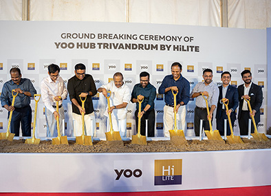 The Groundbreaking Ceremony of India’s First Branded IT Park by HiLITE Inaugurated by Minister P.K. Kunhalikutty